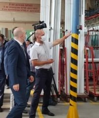Russian Profile Plant was visited by the Minister of Economy and Regional Development of the Krasnoyarsk Territory Yegor Vasiliev