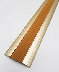 NEW! Anodized aluminum profile with rubber insert